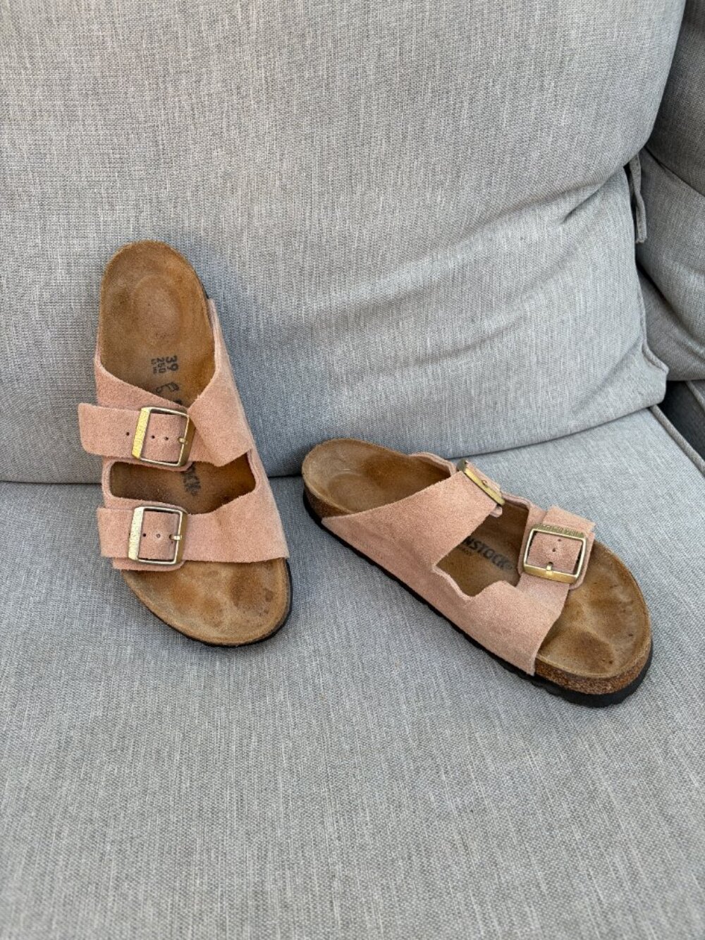 Womens Birkenstock Arizona Slide Sandal - Light Rose. Women's Size 39 - Picture 3 of 14